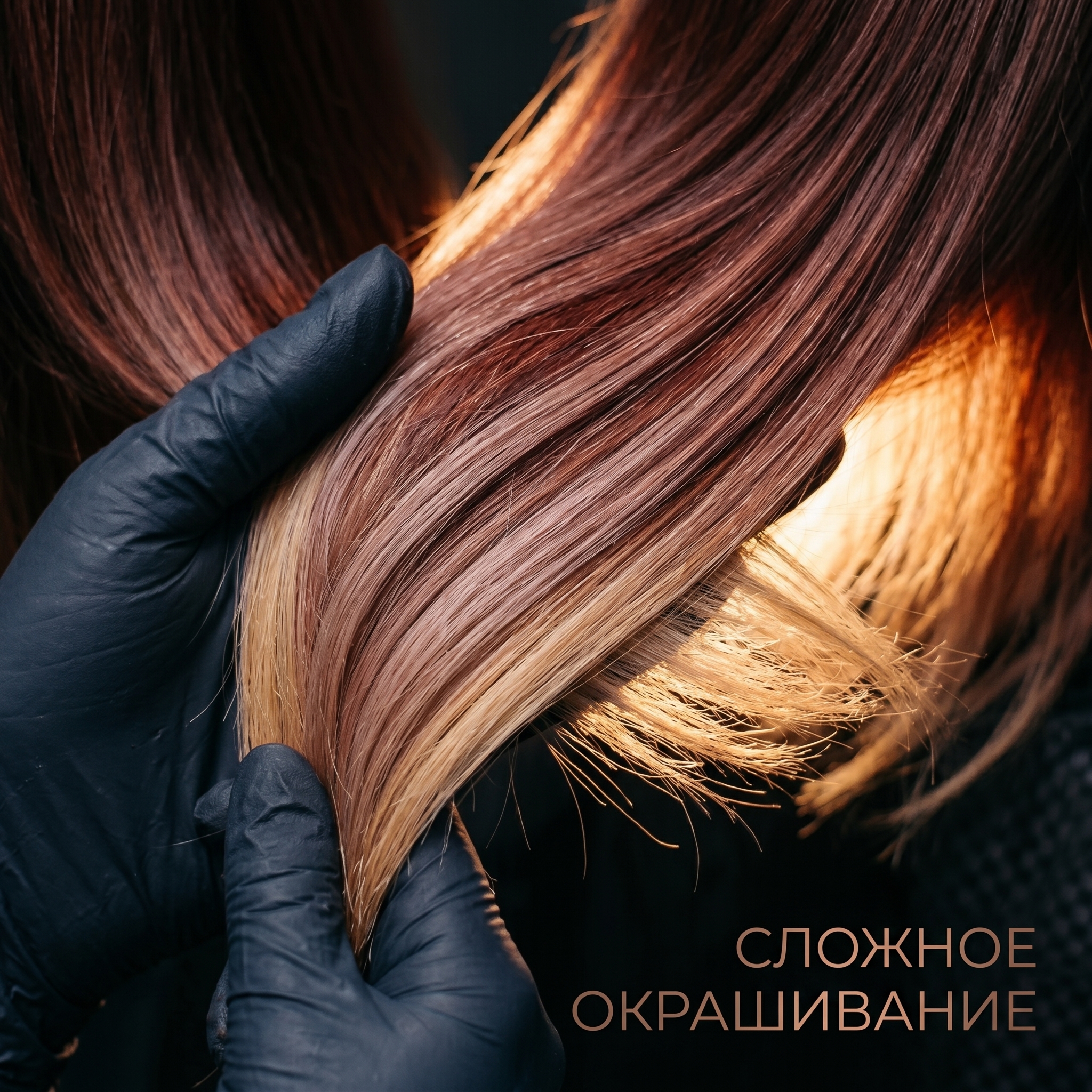 Сложное окрашивание